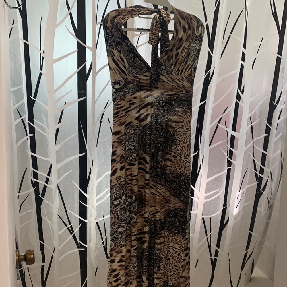Halter maxi dress